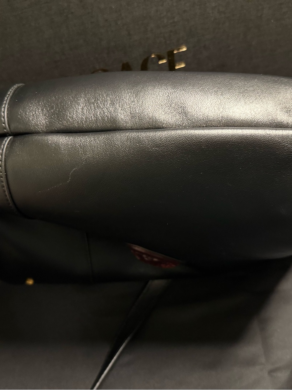Versace Lou Nappa Shoulder Bag - Picture 8 of 13